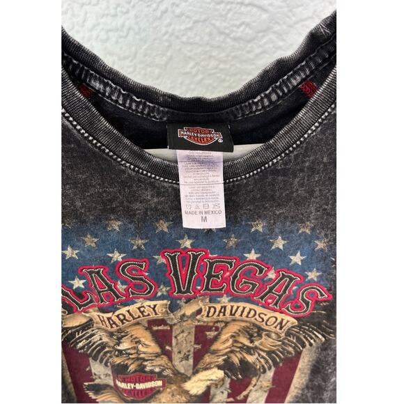 Harley Davidson Nevada Las Vegas Women's Biker Tank - Picture 5 of 8